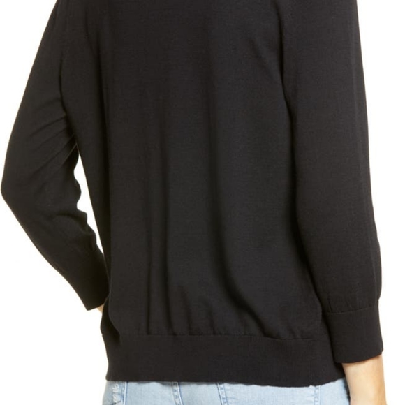 Halogen Black Button Up Cardigan Size XL - Picture 6 of 7